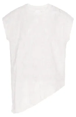 Produktbild von Modische Damen Bluse in Creme mit zarter Spitze und Blumenmuster, Größe M