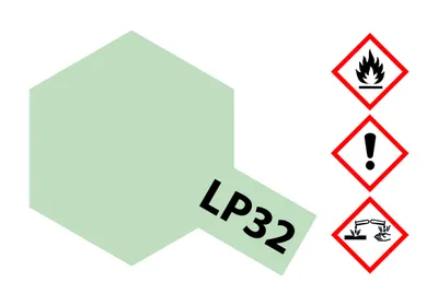 Produktbild von LP-32 Hellgrau matt (IJN) 10ml Kunstharzfarben