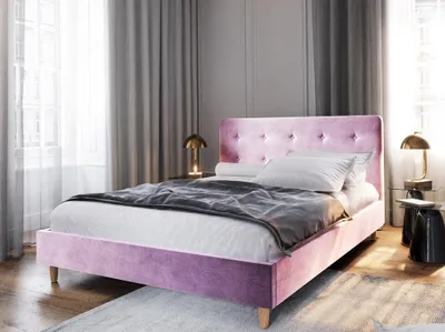Obrázek produktu pro Manželská postel s úložným prostorem NOOR 2 - 180x200, růžová