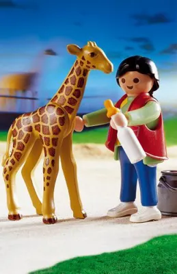 Produktbild von PLAYMOBIL 3253 - Babygiraffen - Pflegerin