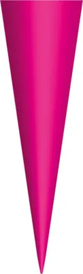 Produktbild von Schultüten-Rohling klein zum Basteln pink - 35 cm rund - ohne Verschluss