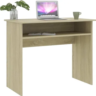 Produktbild von Schreibtisch 90 x 74 x 50 cm Spanplatte Eichenoptik