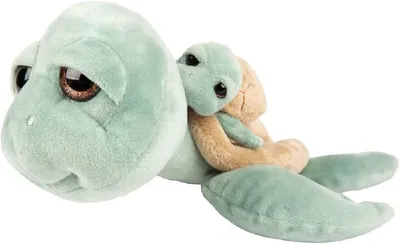 Produktbild von Suki 14473 Caspian Mummy mit Baby 24 cm Schildkröte Turtle Kuscheltier von SUKI