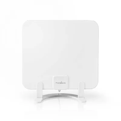 Produktbild von Nedis Innenantenne - Aktiv - FM / UHF / VHF - Empfangsbereich: 0-25 km - LTE700 - Verstärkung dBi (bei Antennenkabel): 30 dB - ABS - Weiss