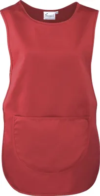 Produktbild von Premier Damen Arbeitsschürze mit Tasche RW1078 (M) (Rot)