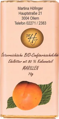 Produktbild von Marillen Schokolade 70g