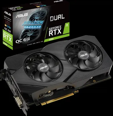 Obrázok produktu pre ASUS DUAL-RTX2060-O6G-EVO - OC Edition - Grafické karty
