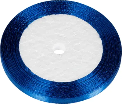Immagine prodotto di Nastro di raso - 6 mm, 22,5 m - Blu