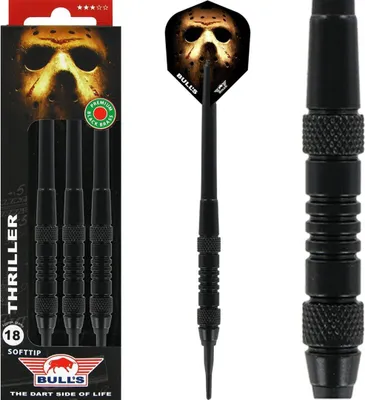 Produktbild von Bull's Softtip Thriller Black Brass 18 gram