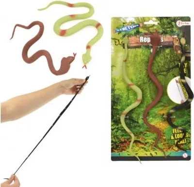 Produktbild von Spielzeug Schlange lebensechte Gummischlange im 3er Set