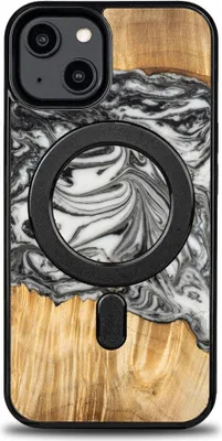 Image de Bewood Unique Case pour iPhone 15 - 4 éléments Terre avec MagSafe