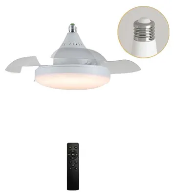 Obrázok produktu pre Stropný ventilátor, LED osvetlenie, diaľkové ovládanie, štýl A