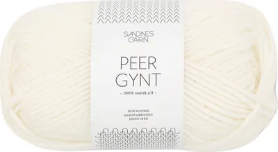 Produktbild von Sandnes Peer Gynt 50g - 100% Schurwolle Wollweiß 1002