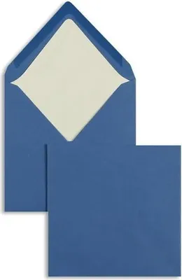 Produktbild von Briefumschläge 164x164mm 100g/qm gummiert VE=100 Stück stahlblau