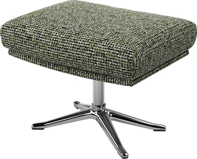 Produktbild von home24 Hocker mit Kreuzfuß