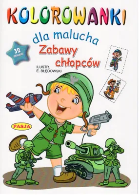 Obrázok produktu pre Kolorowanka Zabawy chłopców z naklejkami dla dzieci