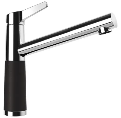 Produktbild von SCHOCK Armatur SC-510 in NERO mit Festauslauf / CRISTALITE® Basic Line / Einhebelmischer