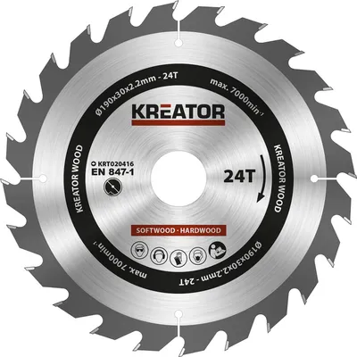 Produktbild von Kreissägeblatt 190 x 30 x 2,2 mm für Holz inkl. Reduzierringe