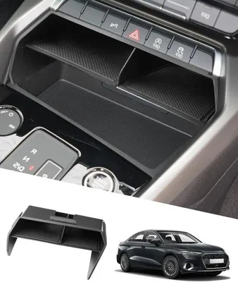 Zdjęcie produktu dla Organizer na deskę rozdzielczą w kolorze czarnym do Audi A3 8Y (model z lat 2021–2024)