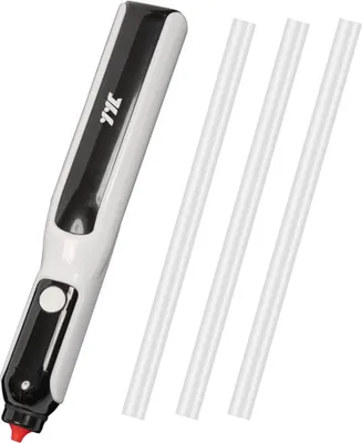 Zdjęcie produktu dla Bezprzewodowy pistolet do klejenia na gorąco z akumulatorem litowym | Przenośne narzędzie do klejenia na gorąco 7 mm do majsterkowania, rękodzieła i szybkich napraw