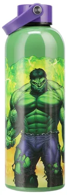 Produktbild von Marvel Universe Metall Trinkflasche Hulk mit Trageschlaufe