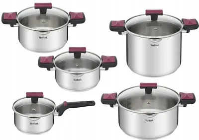 Produktbild von Tefal Topfset 10 El Edelstahl Induktion Abtropfsystem L3TX-Z54 16 cm 1,5 l