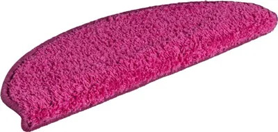 Obrázok produktu pre vidaXL Podložky na kroky 30 ks 65x21x4 cm Ružová polkruhová veľká