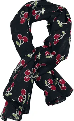 Produktbild von Rock Daddy Tuch Damen Rockabella Cherrys Tuch schwarz/grün/rot Standard