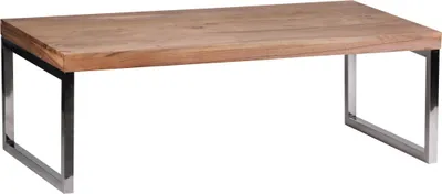 Produktbild von Wohnling Akazie Couchtisch Massiv 120 x 60 x 40 cm WL1.458