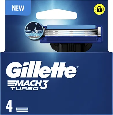 Produktbild von Gillette MACH 3 TURBO charger 4 spare parts