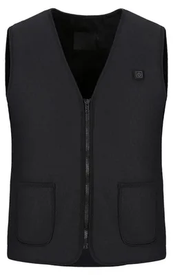 Produktbild von Heizweste - Elektrische Heizweste - Integrierte Heizplatten - Unisex -  - Schwarz