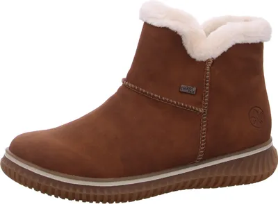 Produktbild von Rieker Damen Winterboot Stiefelette Reißverschluss Warmfutter Ziernaht 74260, Größe:39 EU, Farbe:Braun