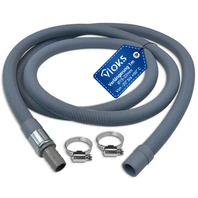 Produktbild von Ablaufschlauchverlängerung 1,0 m Universal Zulaufschlauchadapter für Waschmaschine Trockner