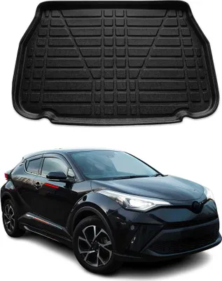 Image de Bac de coffre pour Toyota C-HR 2016-2025 caoutchouc TPE noir
