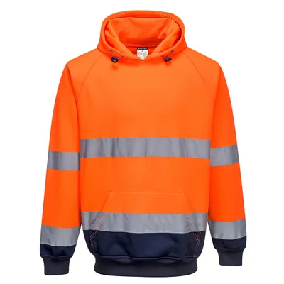 Immagine prodotto di Portwest B316 Felpa con cappuccio bicolore arancione/marino taglia XXXL