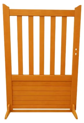 Image de Portillon En Bois Ajouree Traverse Droit L1m x H1,50 (Quincaillerie inclus)