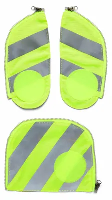 Obrázek produktu pro Ergobag sada Fluo-Zip s reflexními pruhy, žlutá barva