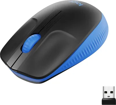 Image de Logitech M190 bleu souris sans fil