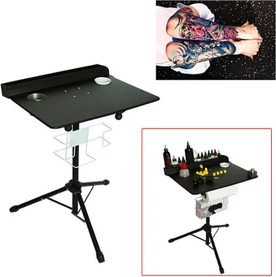 Produktbild von Verstellbar Tattoo Workstation tragbare abnehmbare Tattoo-Studio-Ausrüstung Einstellbare Schreibtisch Tabelle Tisch  für Tattoo Beauty Massage Pediküre Maniküre Salon