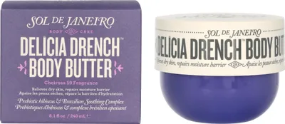 Produktbild von Sol de Janeiro 810912034853, Butter, Frauen, Feuchtigkeitsspendend, Nährend, Beruhigend, 240 ml, Topf, 24 h