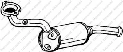 Produktbild von Bosal Katalysator für Renault Twingo (C06_) 02.2000-08.2004, Motor D7F703,704 inkl. Anbaumaterial