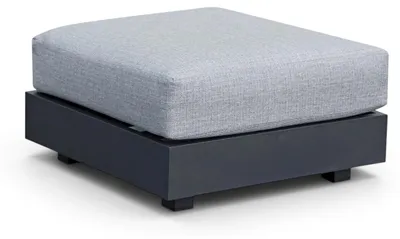 Produktbild von Hocker Fosega | Stone Grey/Matt Black | Aluminium