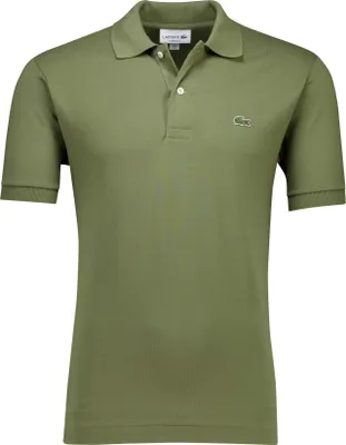 Produktbild von Lacoste Klassisch geschnittenes Poloshirt mit kurzen Ärmeln aus grünem Piqué-Baumwolle