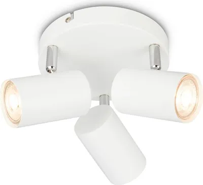 Produktbild von Briloner SUPO Deckenlampe, Schwenkbar, GU10 Fassung, 3-flammig, Weiß, Ø16 x 12 cm