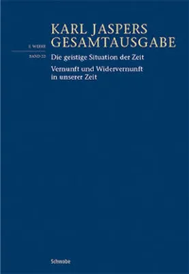 Immagine prodotto di Die geistige Situation der Zeit / Vernunft und Widervernunft in unserer Zeit