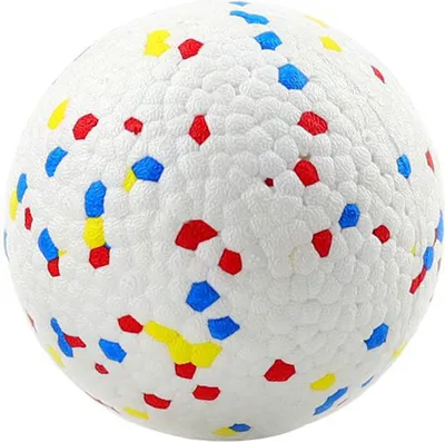 Produktbild von Haustierspielzeug, bissfest, interaktives Hundeballspielzeug, hochelastisch, zum Zähneknirschen, Hundetrainingsball, Heimtierbedarf