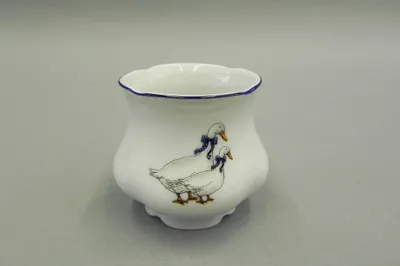 Obrázek produktu pro Kalíšek na vejce, husy, český porcelán, Leander