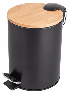 Obrázek produktu pro Odpadkový koš Altom Design černý 3 l s pedálem