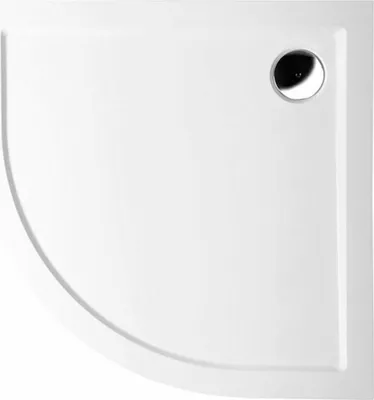 Produktbild von Polysan SERA Gussmarmor-Duschwanne, Viertelkreis 100x100cm, R550