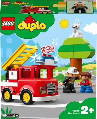 Zdjęcie produktu dla LEGO DUPLO Town Fire Truck Building Set, Zestaw do budowania, 2 lat(a), 21 szt., 461 g